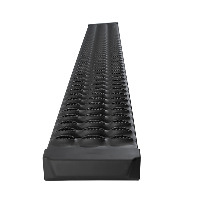 TrailFX RBA001TI Pwdr Ctd Titanium Black Alum Unlighted Rocker Panel Mount 250 Lb Cap 6.5x53 - Truck Part Superstore