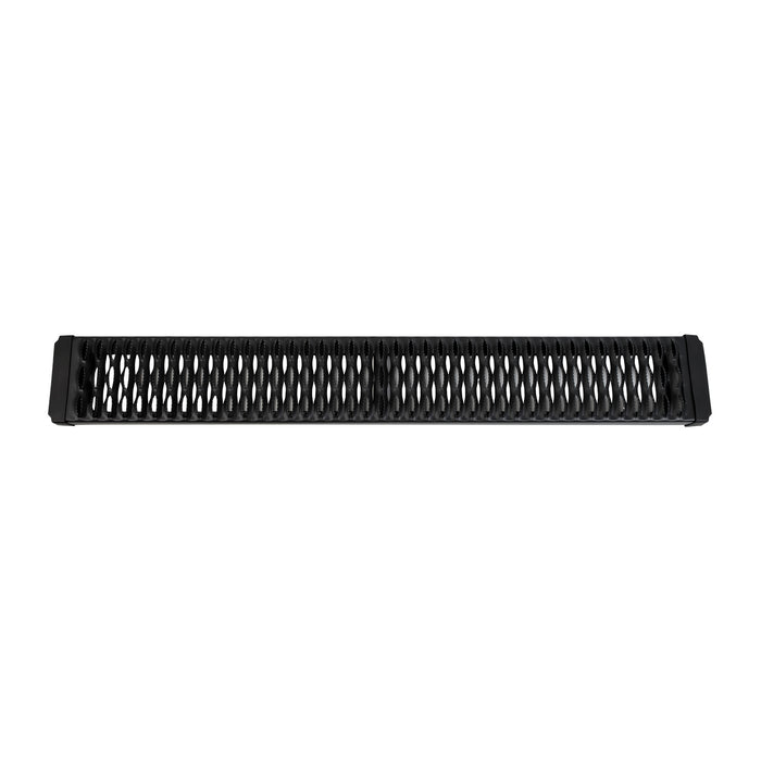 TrailFX RBA001TI Pwdr Ctd Titanium Black Alum Unlighted Rocker Panel Mount 250 Lb Cap 6.5x53 - Truck Part Superstore