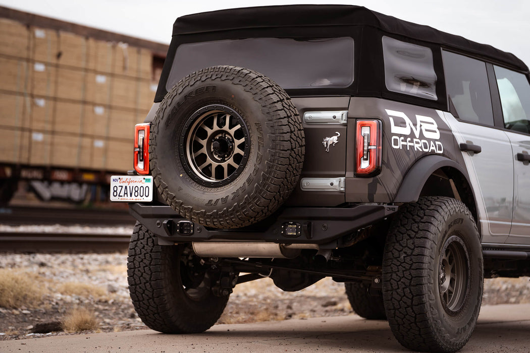 DV8 Offroad RBBR-02 2021-22 Ford Bronco FS-15 Series Rear Bumper DV8 Offroad - Truck Part Superstore