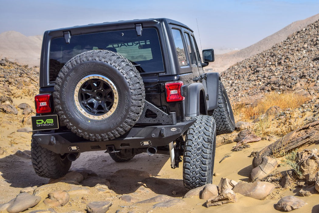 DV8 Offroad RBJL-01 Jeep JL Rear Bumper with LED Lights 18-Present Wrangler JL DV8 Offroad - Truck Part Superstore