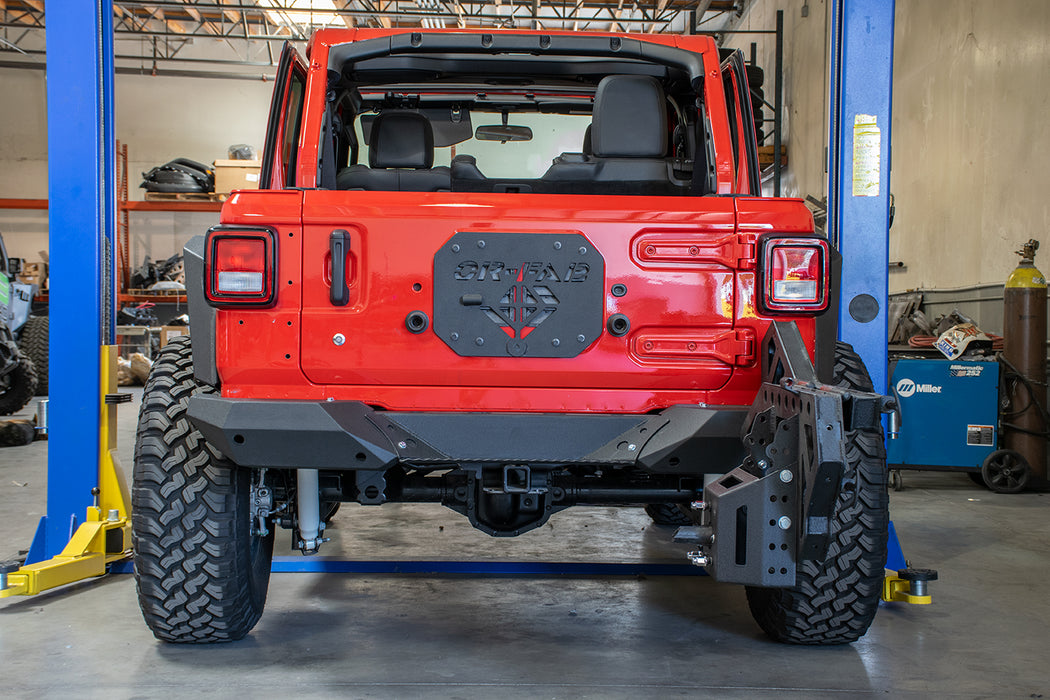 DV8 Offroad RBJL-02 Jeep JL Frame Mounted Tire Carrier with Bumper End Caps 18-Present Wrangler JL DV8 Offroad - Truck Part Superstore