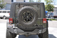 DV8 Offroad RBSTTB-01B Jeep JK Rear Bumper W/Tire Carrier Tapered Bearing 07-18 Wrangler JK Black DV8 Offroad - Truck Part Superstore