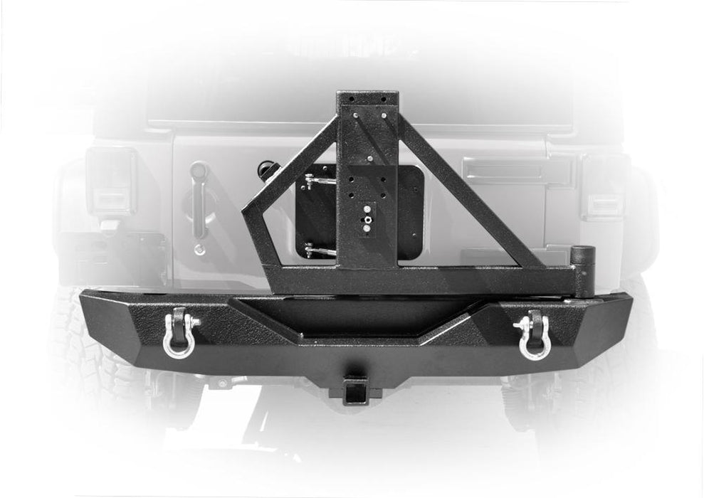 DV8 Offroad RBSTTB-02 Single Action Rear Bumper and Tire Carrier w/Bearing DV8 Offroad - Truck Part Superstore