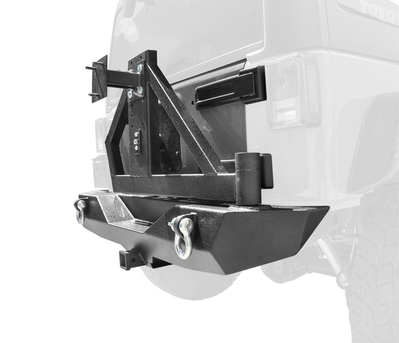 DV8 Offroad RBSTTB-02 Single Action Rear Bumper and Tire Carrier w/Bearing DV8 Offroad - Truck Part Superstore