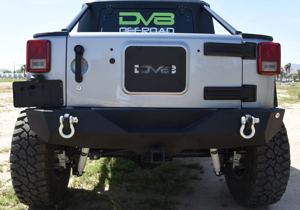 DV8 Offroad RBSTTB-04 Jeep JK Rear Bumper 07-18 Wrangler JK Steel Mid Length DV8 Offroad - Truck Part Superstore