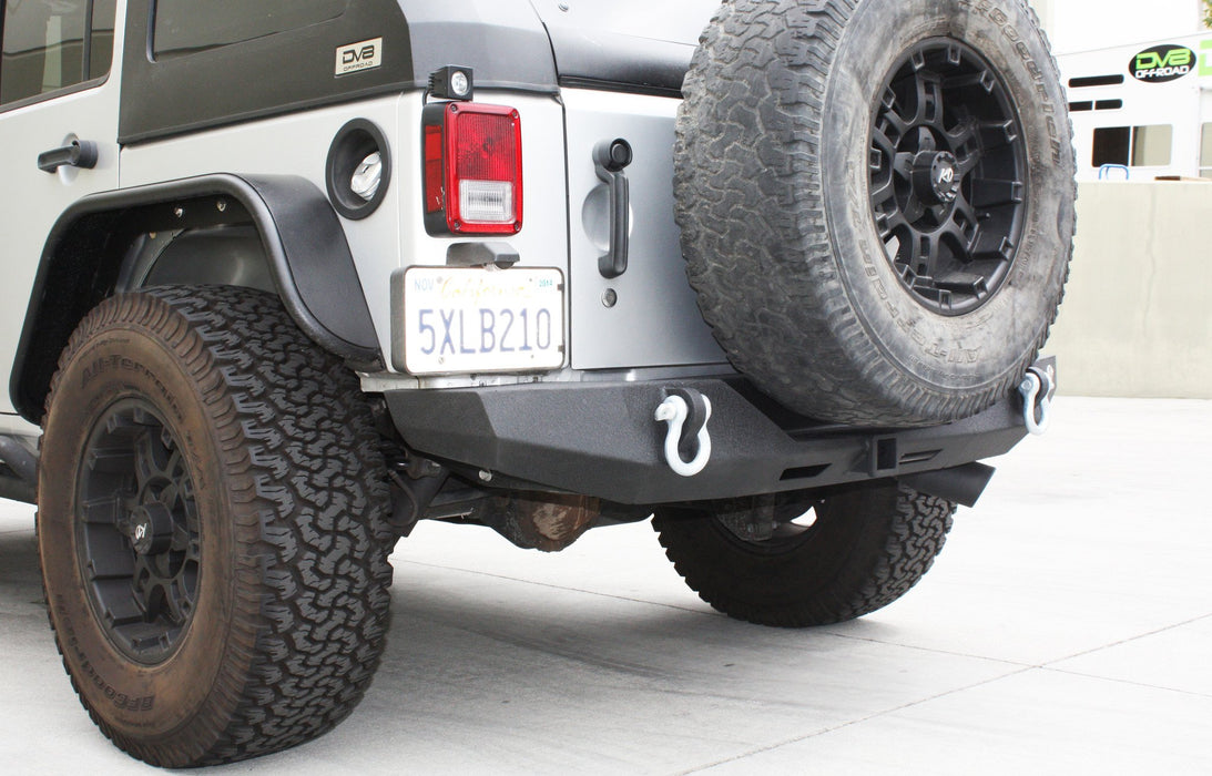 DV8 Offroad RBSTTB-06 Jeep JK Rear Bumper 07-18 Wrangler JK Steel Full Length DV8 Offroad - Truck Part Superstore