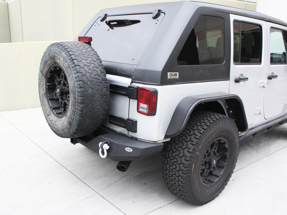 DV8 Offroad RBSTTB-06 Jeep JK Rear Bumper 07-18 Wrangler JK Steel Full Length DV8 Offroad - Truck Part Superstore