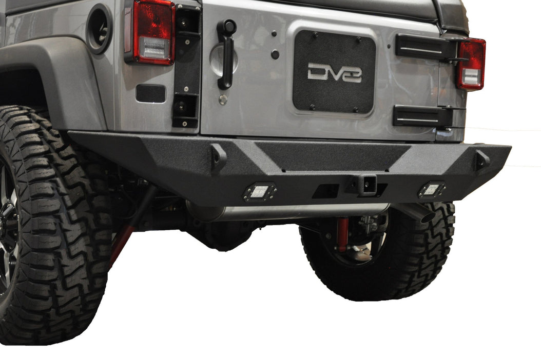 DV8 Offroad RBSTTB-10 Jeep JK Rear Bumper 07-18 Wrangler JK w/Lights Works w/TC-6 Full Length Stubby DV8 Offroad - Truck Part Superstore