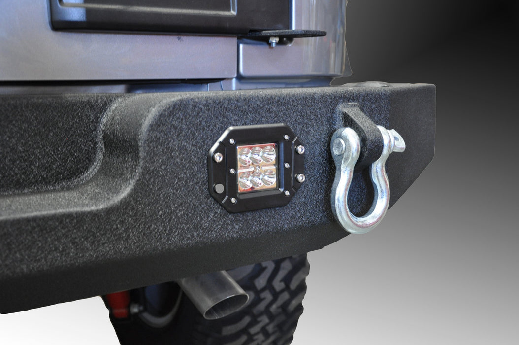 DV8 Offroad RBSTTB-11 Jeep JK Rear Bumper 07-18 Wrangler JK w/Light Holes Full Length DV8 Offroad - Truck Part Superstore