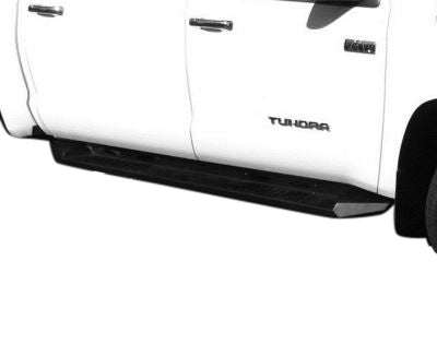 TrailFX RBT008B Powder Coated Black Steel Unlighted Rocker Panel Mount 300 Pound Capacity - Truck Part Superstore