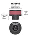 K&N RC-2440 Universal Clamp-On Air Filter - Truck Part Superstore