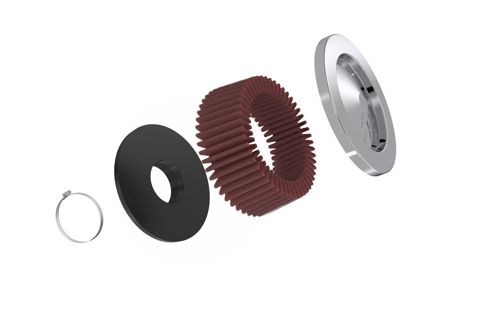 K&N RC-2440 Universal Clamp-On Air Filter - Truck Part Superstore