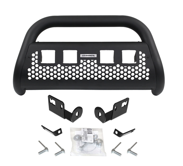 Go Rhino 55144T Defensa RC2 LR4 con orificios para 4 duallys (Con kit de instalación) - Truck Part Superstore