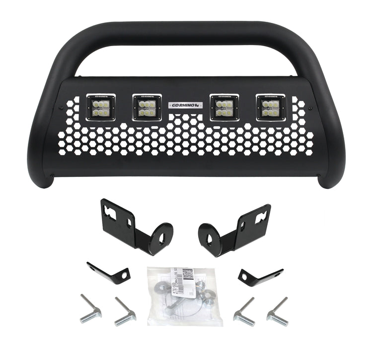 Go Rhino 55044LT Defensa RC2 LR4 con 2 pares de duallys 3" (Con kit de instalación) - Truck Part Superstore