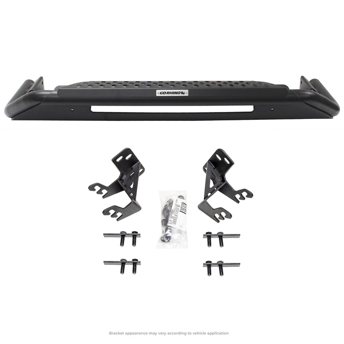 Go Rhino 562970T RC3 LR Light Ready Skid Plate Bull Bar with Mounting Brackets Kit - Truck Part Superstore