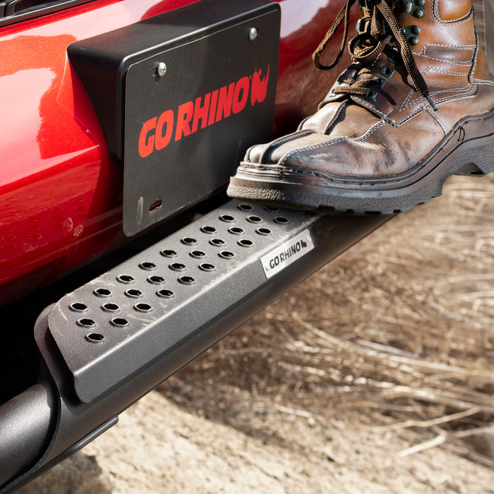 Go Rhino 5666620LT RC3 LR Skid Plate Bull Bar with Mounting Brackets,Single Row 20" Light Bar Kit - Truck Part Superstore