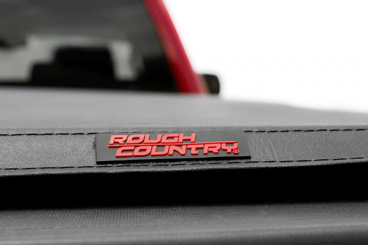 Rough Country RC44816550 Titan Soft Tri-Fold Bed Cover 17-20 Titan 5 Foot 6 Inch Bed w/o Cargo Mgmt Rough Country - Truck Part Superstore