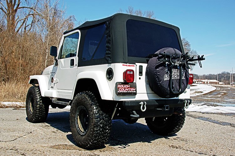 Rough Country RC85020.35 Jeep Replacement Soft Top Black 97-06 TJ Wrangler Full Steel Doors Rough Country - Truck Part Superstore