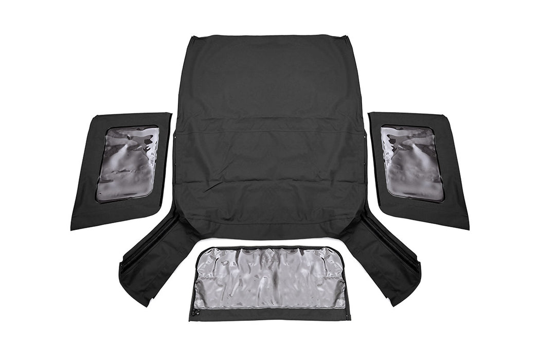 Rough Country RC85240.35 Jeep Replacement Soft Top Black 07-09 JK Wrangler 2 Door Rough Country - Truck Part Superstore