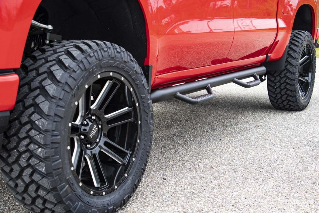 Rough Country RCC1980CC-TX Cab Length Nerf Steps 19-20 1500/2500HD PU Crew Cab All Bed Sizes Rough Country - Truck Part Superstore