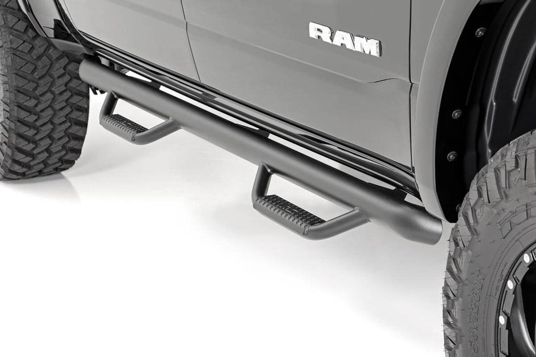 Rough Country RCD1980CC RAM Cab Length Nerf Steps 19-20 RAM 1500 Crew Cab 5 Foot 7 Inch Bed Rough Country - Truck Part Superstore
