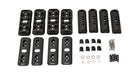 Rhino-Rack USA RCP46-BK RCP Roof Rack Base Kit; 4 Sets; Used w/RC And RV Roof Rack Systems.; - Truck Part Superstore