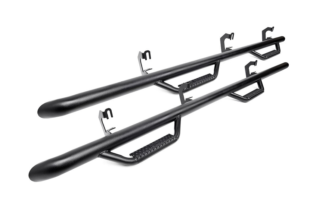 Rough Country RCT0589CC Toyota Wheel to Wheel Nerf Steps 05-20 Tacoma Double Cab 6 Foot Bed Rough Country - Truck Part Superstore