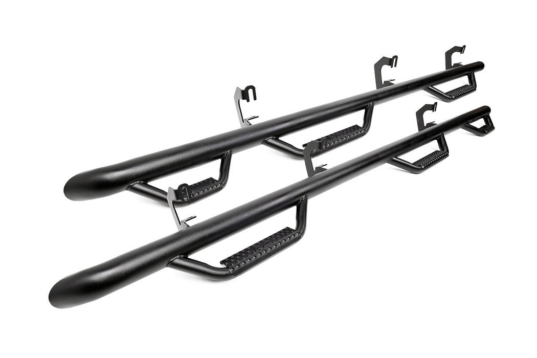 Rough Country RCT0792QC-6 Toyota Wheel to Wheel Nerf Steps w/Bed Access 07-20 Tundra Double Cab 6 Foot 5 Inch Bed Rough Country - Truck Part Superstore