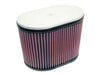 K&N RD-4900 Dual Flange Oval Universal Air Filter - Truck Part Superstore