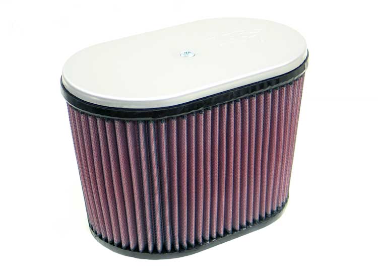 K&N RD-4900 Dual Flange Oval Universal Air Filter - Truck Part Superstore