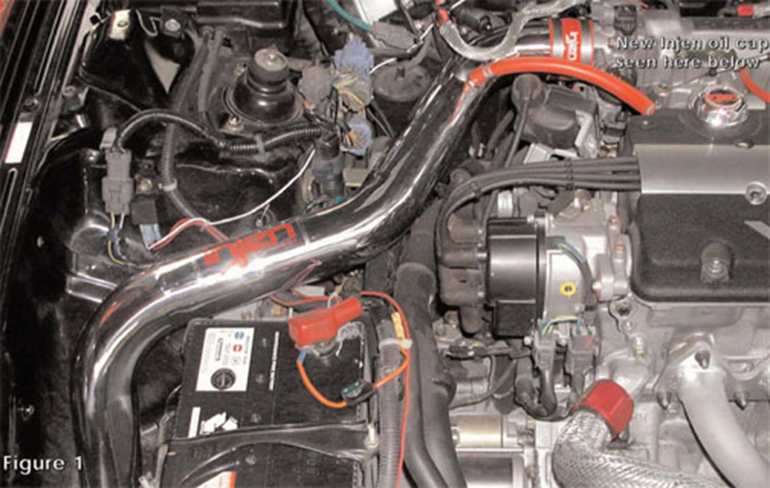 Injen RD1720BLK RD Cold Air Intake System, Part No. RD1720BLK, 1997-2001 Honda Prelude L4-2.2L. - Truck Part Superstore
