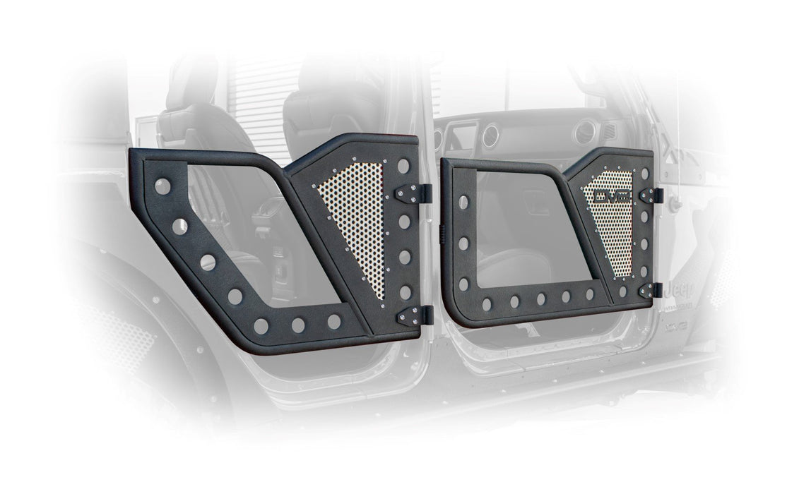 DV8 Offroad RDJL-01R Wrangler/Gladiator Rock Doors Rear Pair Mesh Screen For 18-21 Jeep Wrangler JL/20-21 Gladiator JT DV8 Offroad - Truck Part Superstore