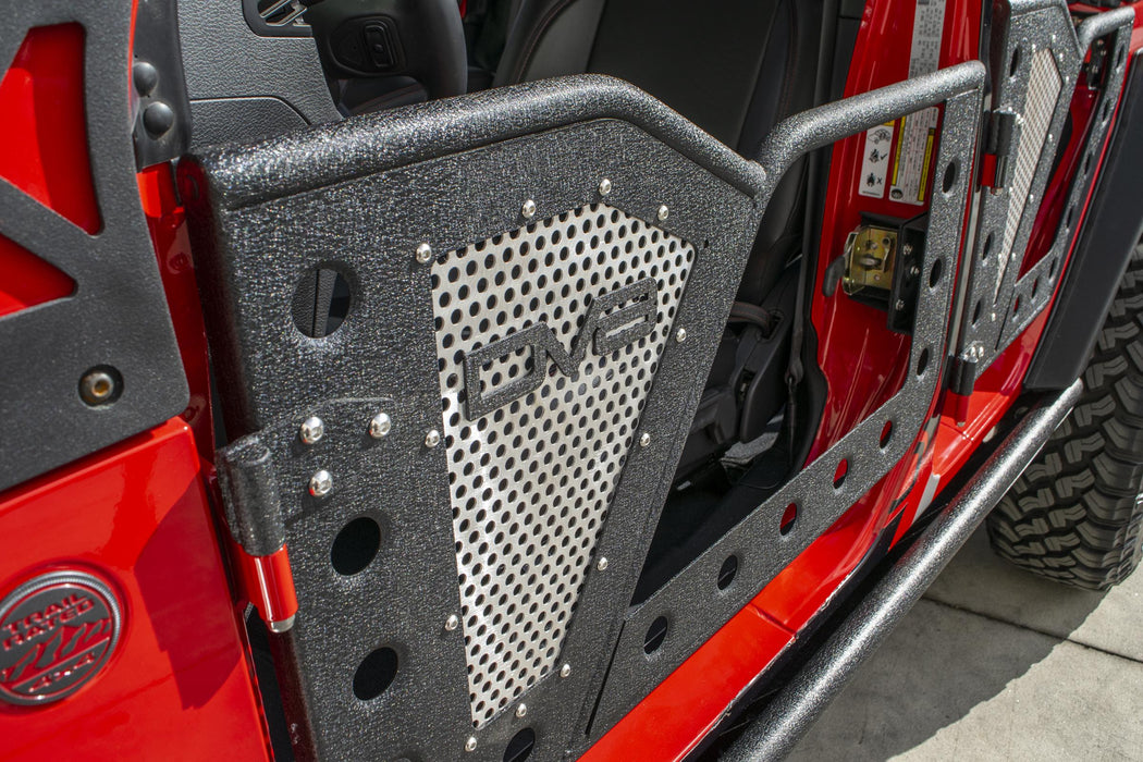 DV8 Offroad RDJL-01 Jeep JL Rock Door W/ Perforated Aluminum Mesh 18-Present Wrangler JL 4 Door DV8 Offroad - Truck Part Superstore