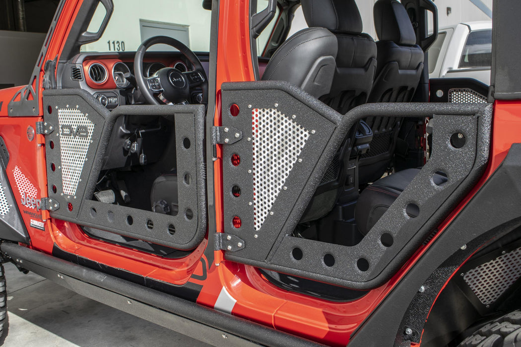DV8 Offroad RDJL-01 Jeep JL Rock Door W/ Perforated Aluminum Mesh 18-Present Wrangler JL 4 Door DV8 Offroad - Truck Part Superstore