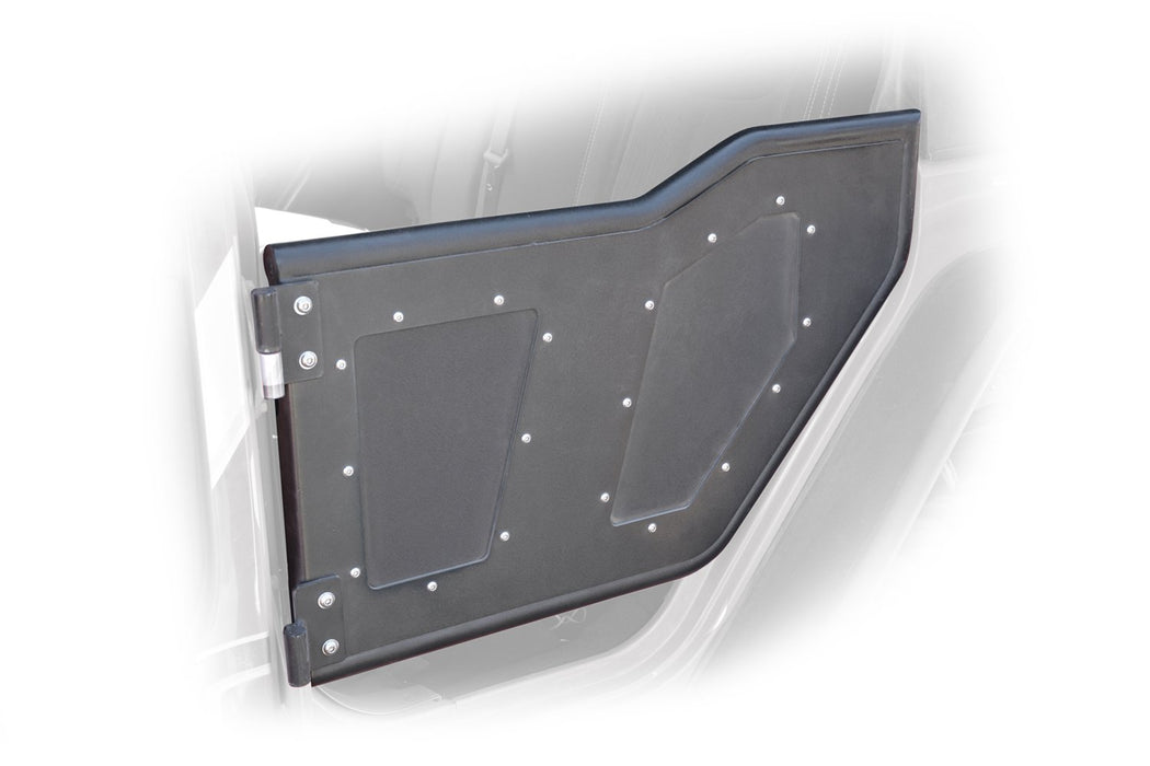 DV8 Offroad RDSTTB-01F Wangler Rock Doors Plated Steel Front Pair For 07-18 Wrangler JK DV8 Offroad - Truck Part Superstore