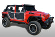 DV8 Offroad RDSTTB-01 Jeep JK Rock Doors 07-18 Wrangler JK 4 Door Set of 4 Plated DV8 Offroad - Truck Part Superstore