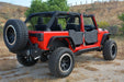 DV8 Offroad RDSTTB-01 Jeep JK Rock Doors 07-18 Wrangler JK 4 Door Set of 4 Plated DV8 Offroad - Truck Part Superstore