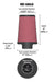 K&N RE-0810 Universal Clamp-On Air Filter - Truck Part Superstore