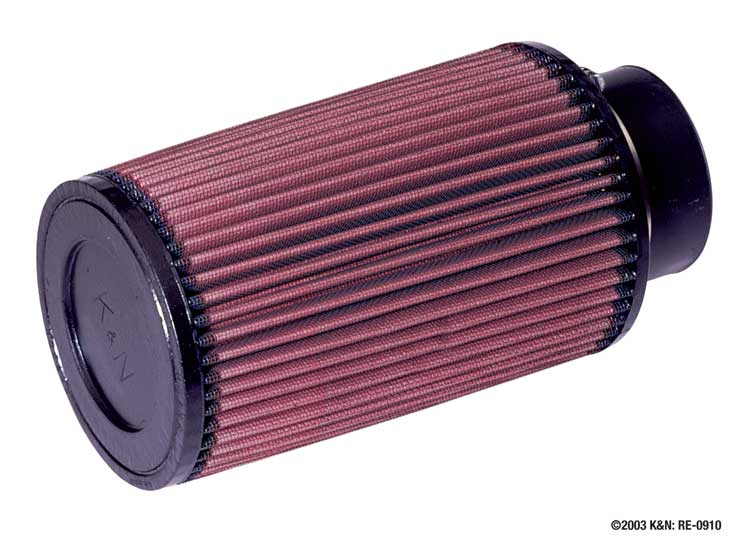 K&N RE-0910 Universal Clamp-On Air Filter - Truck Part Superstore