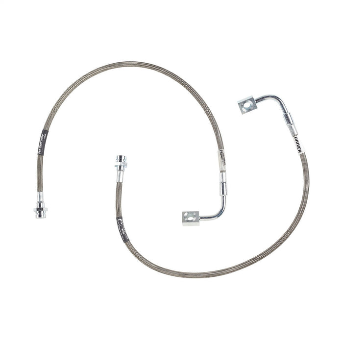 Rubicon Express RE15302 JK Front Brake Line Set 24 Inch W/Install Kit Stainless Steel 07-18 Jeep Wrangler JK/JKU Rubicon Express - Truck Part Superstore