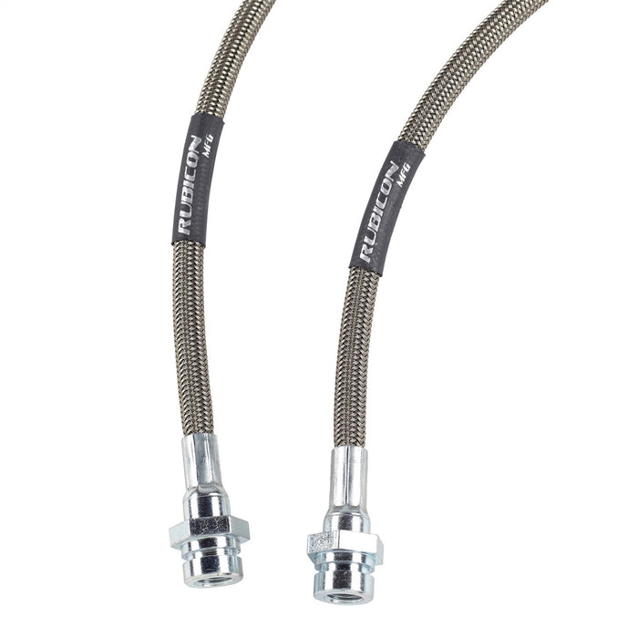 Rubicon Express RE1553 JK Front Brake Line Set 20 Inch Stainless Steel 07-18 Jeep Wrangler JK Rubicon Express - Truck Part Superstore