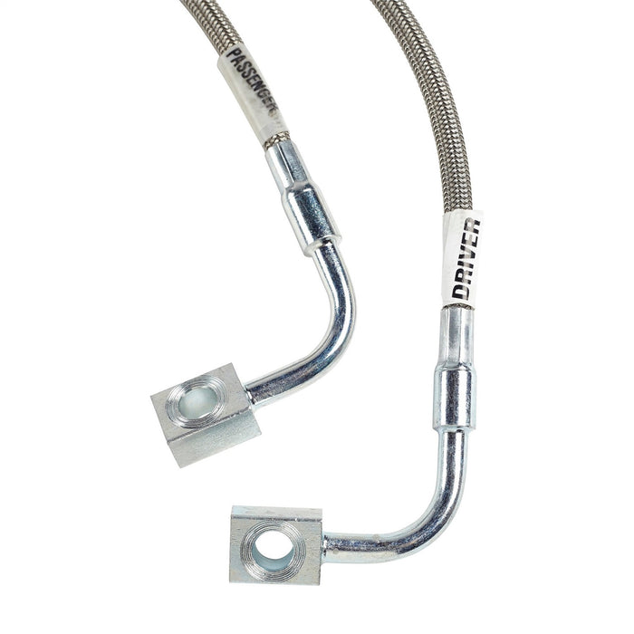 Rubicon Express RE1553 JK Front Brake Line Set 20 Inch Stainless Steel 07-18 Jeep Wrangler JK Rubicon Express - Truck Part Superstore