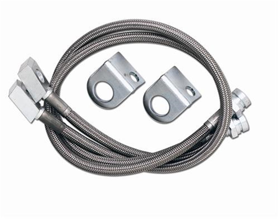 Rubicon Express RE15531 20 Inch Front Brake Line Set Stainless Steel Lifted Height of 4 Inch to 6 Inch For Use w/PN RE7000 Rubicon Express - Truck Part Superstore