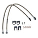 Rubicon Express RE15532 20 Inch Front Brake Line Set Stainless Steel Lifted Height of 4 Inch to 6 Inch For Use w/PN RE7003 Rubicon Express - Truck Part Superstore