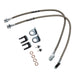 Rubicon Express RE15532 20 Inch Front Brake Line Set Stainless Steel Lifted Height of 4 Inch to 6 Inch For Use w/PN RE7003 Rubicon Express - Truck Part Superstore