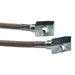 Rubicon Express RE15532 20 Inch Front Brake Line Set Stainless Steel Lifted Height of 4 Inch to 6 Inch For Use w/PN RE7003 Rubicon Express - Truck Part Superstore