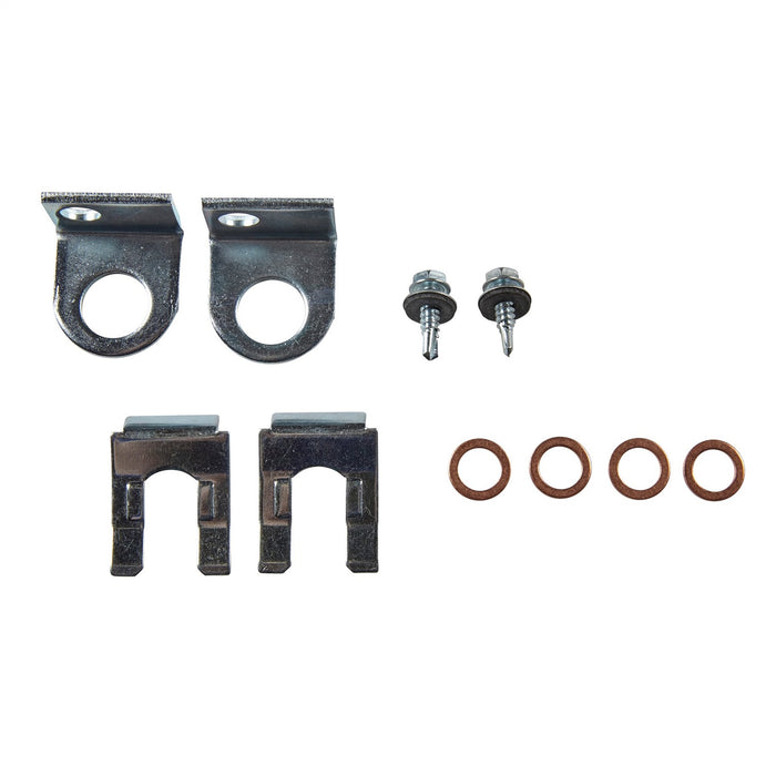 Rubicon Express RE15532 20 Inch Front Brake Line Set Stainless Steel Lifted Height of 4 Inch to 6 Inch For Use w/PN RE7003 Rubicon Express - Truck Part Superstore