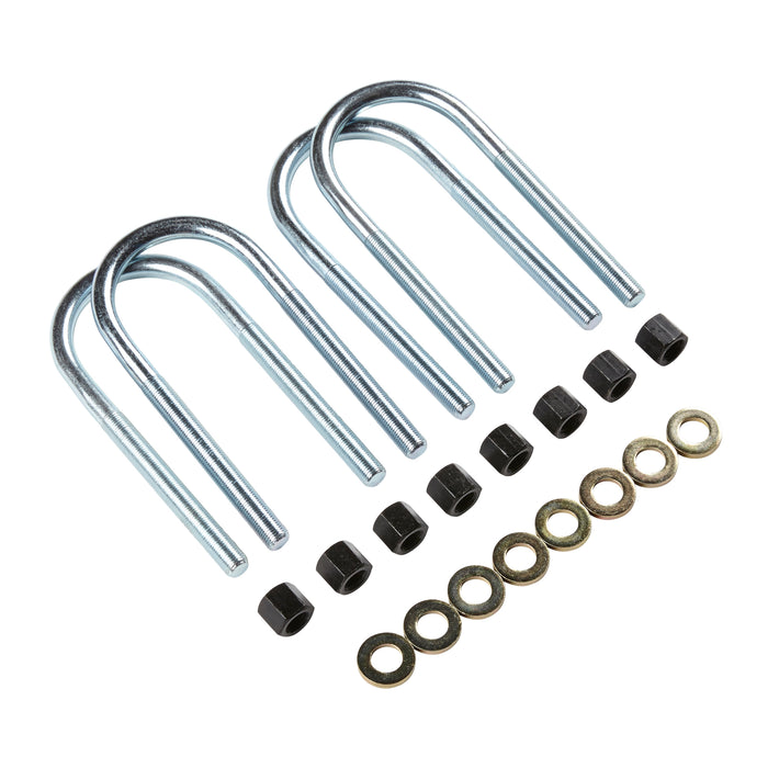 Rubicon Express RE2421 YJ/ZJ U Bolt Kit Rear 87-95 Wrangler YJ 84-01 Cherokee XJ W/Dana 35 Rubicon Express - Truck Part Superstore