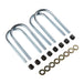 Rubicon Express RE2421 YJ/ZJ U Bolt Kit Rear 87-95 Wrangler YJ 84-01 Cherokee XJ W/Dana 35 Rubicon Express - Truck Part Superstore