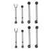 Rubicon Express RE3800 Control Arm Kit Super-Flex Series Adjustable Uppers and Fixed Lowers Jeep Wrangler TJ/Rubicon and Jeep Grand Cherokee ZJ Rubicon Express - Truck Part Superstore